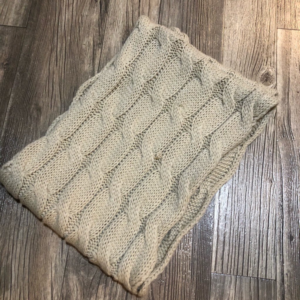 Cream Infinity Scarf